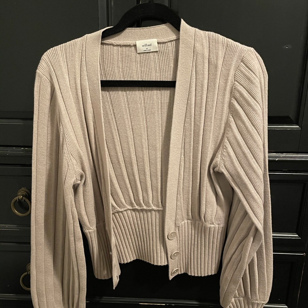 Wilfred Plunge Front Cardigan